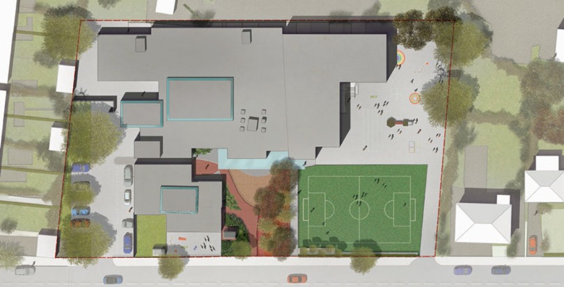 Davis Landscape Architecture Gordon Infant School Ilford Redbridge London Landscape Architect Design Rendered Masterplan Planning